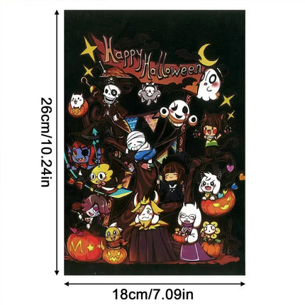 Halloween Horror Movie Figures Advent Calendar 24 Days Countdown Calendar Gift A#
