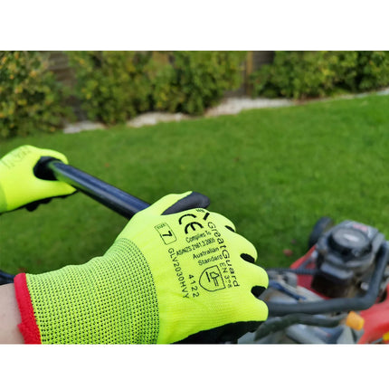 Work Gloves Safety Gloves Nitrile Gloves Foam General Purpose Gardening Mechanic XL+