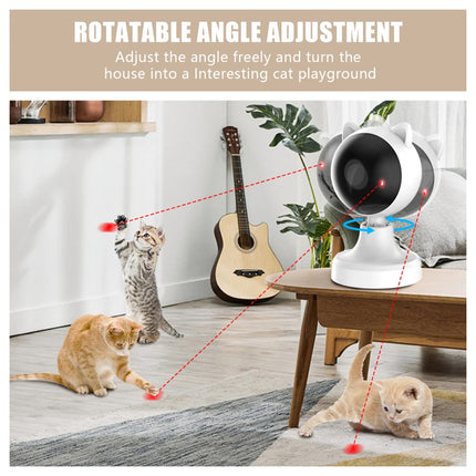 Cat Laser Toy Automatic Toy for Indoor Cats Toys Pointer Interactive USB Cat Toy