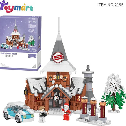 Christmas Santa House Winter Village Building Blocks Set Model Toy Gift 1004pcs