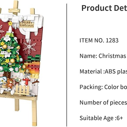 LOZ Christmas Tree Painting Frame Mini Bricks Building Toy Kids Gift Decor AU