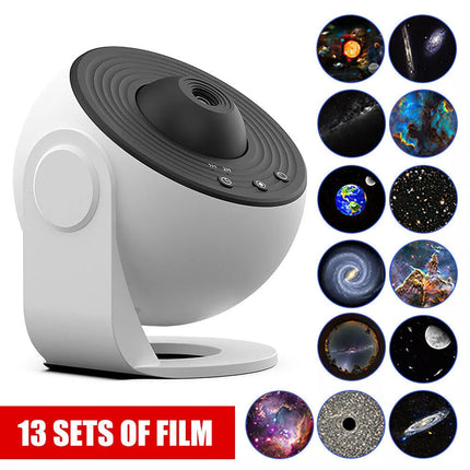 13in1 Planetarium Galaxy Starry Sky Projector LED Night Light Rotating Star Lamp