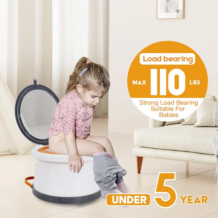 Potty Training Toilet Seat for Toddlers Baby Friendly Portable Travel Foldable