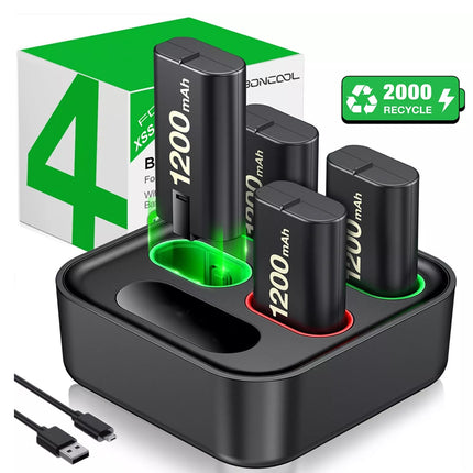 For Xbox One Series S X Controller Rechargeable Battery Pack + Charging Dock