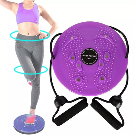 Body Shaping Waist Twisting Disc Waist Whisper Exerciser - Waistwhisper Purple