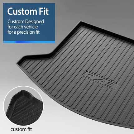 Heavy Duty Car Cargo Mat Boot Liner Luggage Tray for Mazda CX5 CX-5 KF 2017-2024