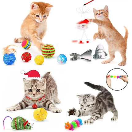 Cat Advent Calendar Christmas Countdown Calendar for Kitten Toys 24 PCS