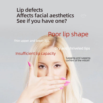 Electric Lip Plumping Enhancer Thicker Device Women Beauty Plumper Beauty Tool White