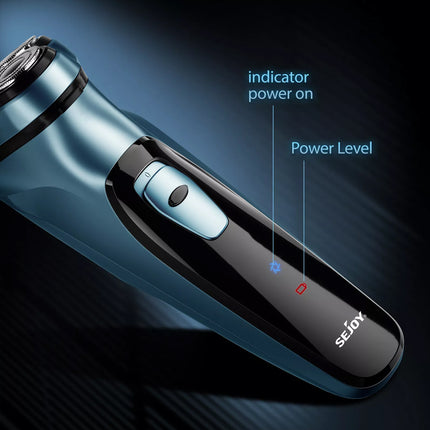 3 Rotary Head Cordless Electric Shaver Razor Pop-Up Trimmer Men's Facial