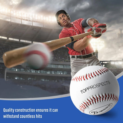 Top Prospects Baseball Ball Premium Quality Baseballs for Practice and Game