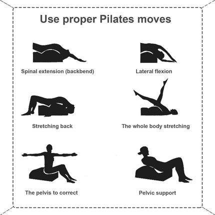 Pilates Spine Corrector Barrel Home Gym Fitness Workout Equipment Foam