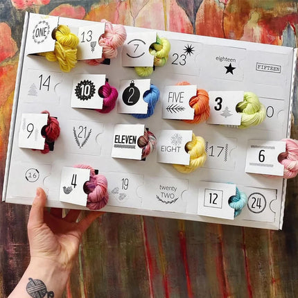 The Yarn Advent Calendar,24 Days Christmas Countdown Calendar
