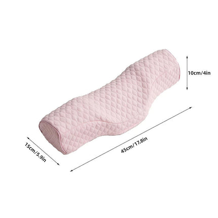 Orthopedic Memory Foam Cervical Neck Pillow for Sleep Support Slow Rebound Pink