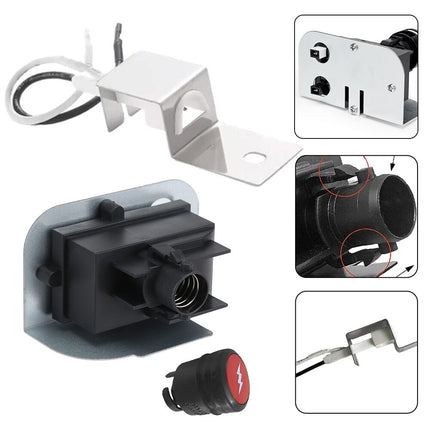 For Weber Igniter Q120 Q220 80475 Gas Grill Replacement Kit Ignition Heatproof