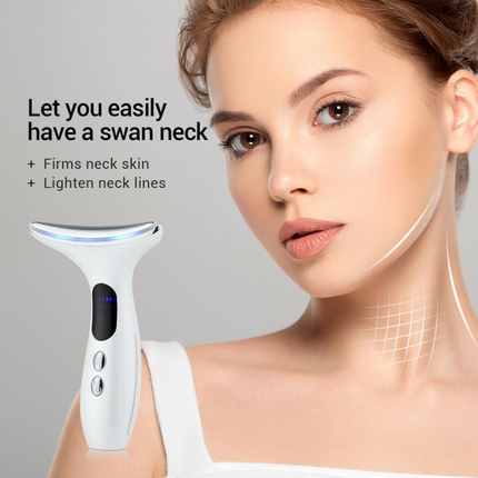 Neck Anti Wrinkle Face Lifting Beauty Device LED Photon Therapy Skin Care