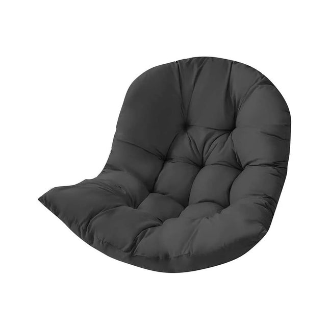 Large Hanging Egg Chair Cushion Sofa Swing Chair Seat Soft Cushions Pad Covers Black