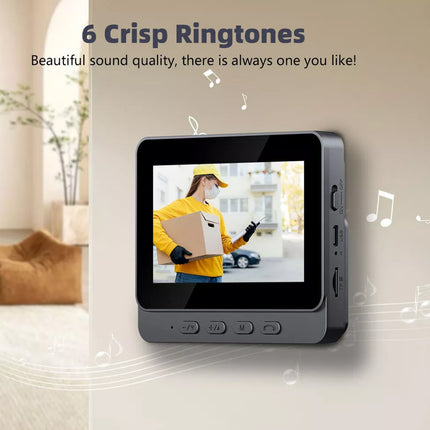 Wireless Video Door Bell WiFi Phone Intercom System with Monitor Doorbell Camera