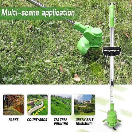 Cordless Electric Grass Trimmer Garden Lawn Cutter Brush Mower Whipper Snipper