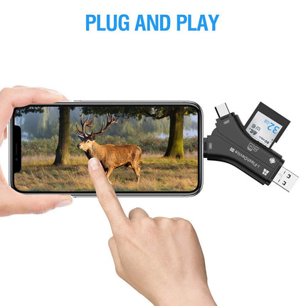 Trail Camera Card Reader Viewer for iPhone iPad Mac & Android, SD & Micro SD