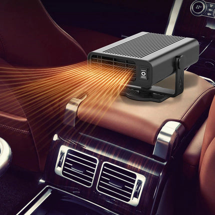 Portable Electric Car Heater 12V Heating Fan Defogger Defroster Demister