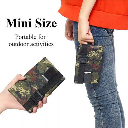 Folding Solar Panel Folding Power Bank USB Outdoor Camping Hiking Phone Charger Camouflage