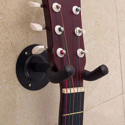 8Pcs Guitar Hanger Wall Mount Holder Hook Rack Bracket Padded Instrument Display