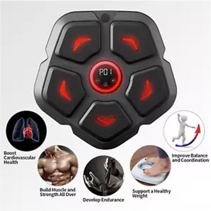 Smart Punching Boxing Electronic Music Machine 9 Speeds with Box Gloves