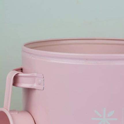 Rice Flour Pet Food Storage Tin Metal Bucket Pantry Organiser Dispenser Sealed