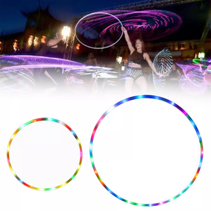 Hula Hoop Led Adults and Kids with Changing LED Lights Lightweight SK 90cm