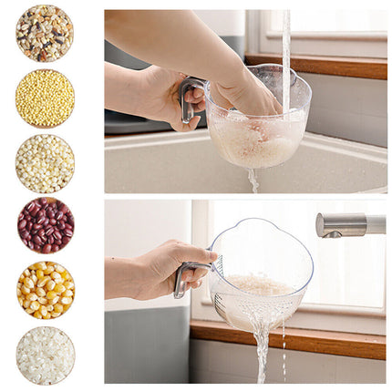 12Kg Auto Grain Case Cereal Rice Dispenser Storage Box Kitchen Food Container Grey