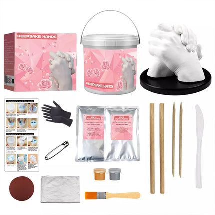 Hand Casting Kit for Couples Adults DIY Keepsake Plaster Statue Cast Kit Gift