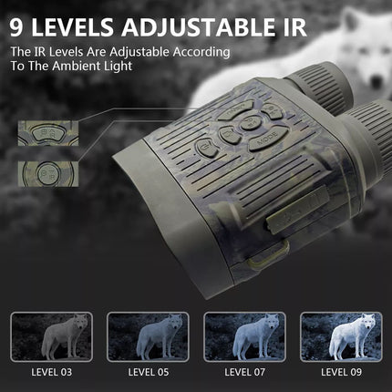 10x Zoom Telescope Digital Infrared Night Vision Hunting Binoculars Day & Night