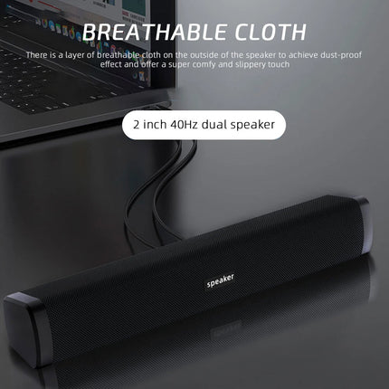 Wired PC Computer Speakers Stereo Speaker USB Powered for Desktop PC Laptop