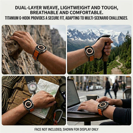For Apple Watch iWatch Band Strap 9 8 7 6 SE 46mm 42mm 44mm SE Ultra Nylon Alpine