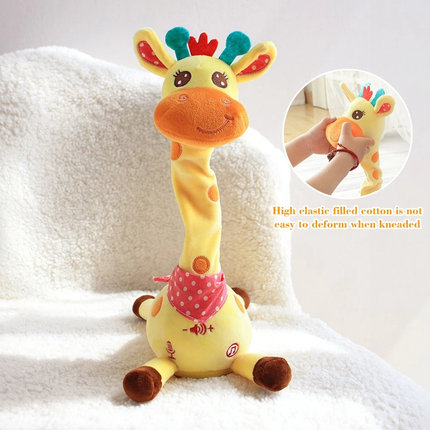Giraffe Plush Toy With Fun Music And Dance Mode Plush Pet