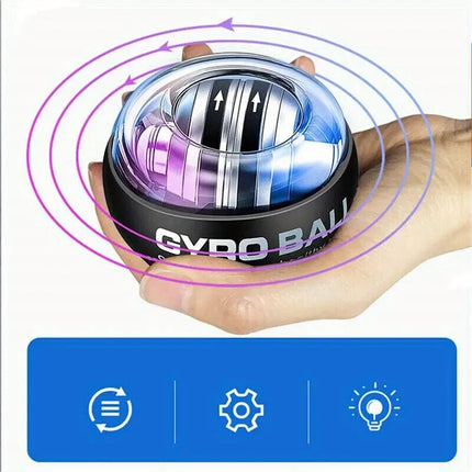 Auto Start LED Wrist Ball Gyro Arm Hand Trainer for Daily Exercise