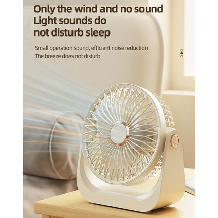 Portable Wireless Table Fan Mini Wireless Desk Fan Small Quiet Personal Cooler