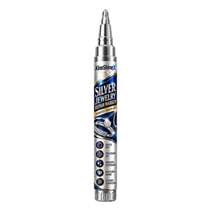 3Pcs Silver Jewellery Repair Pen,Silver Jewelry Repairs Touch-Up Pen,Chrome Marker