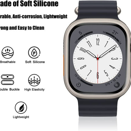Apple Watch Ocean Band IWatch Ultra Series 8 7 6 5 SE 38 40 44 41 42 45 49mm White