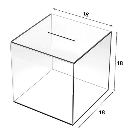 Piggy Bank for Adults , Must Break to Open, Clear Acrylic Money Bank