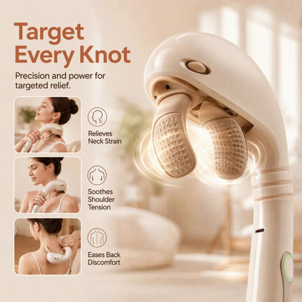 Seahorse Shoulder and Neck Massager Three Level Pressure Adjustment Human Hand