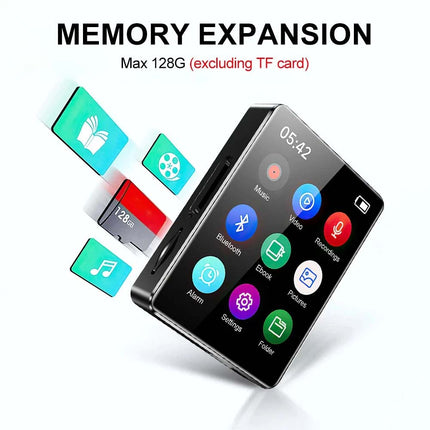 128GB Sport Portable Bluetooth Touch MP4/MP3 Lossless Music Player Recorder