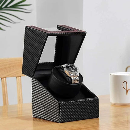 Single Automatic Watch Winder Storage Display Case Box With Silent Xmas Gift AU