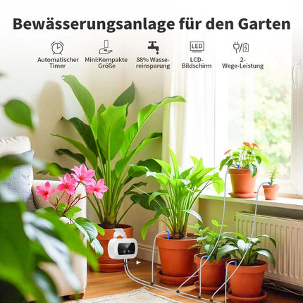 Automatic Drip Irrigation System Plant Controller Self Watering Git Garden