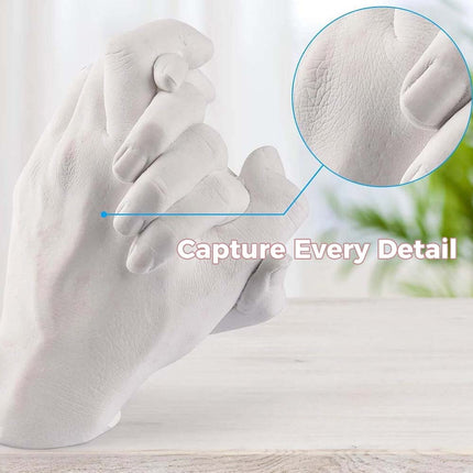 Hand Casting Kit for Couples Adults DIY Keepsake Plaster Statue Cast Kit Gift