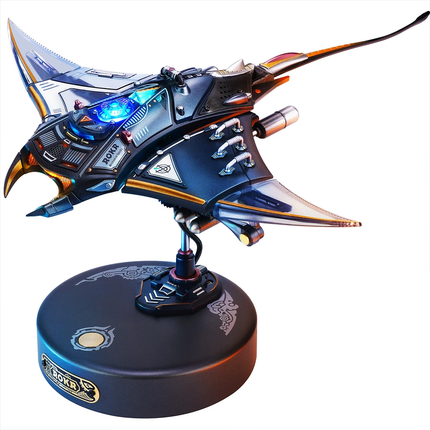 3D Metal Model Kit Manta Ray Puzzle Electric Mechanical Toy DIY Adult Gift