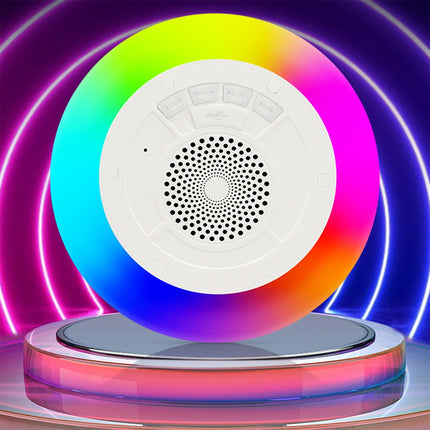 Floating Pool Speaker Waterproof Wireless Speaker for Pool With 8 Light Modes