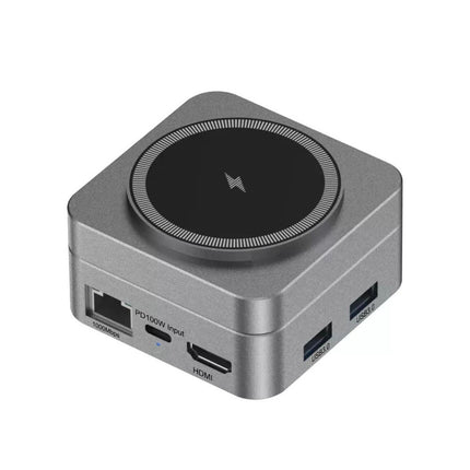 100W Magnetic Wireless Charging Docking Station Fast Charger for iPhone & Laptop