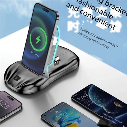 100w Charger USB Type C Magnetic Head Desktop Mobile Phone Fast Charging Station