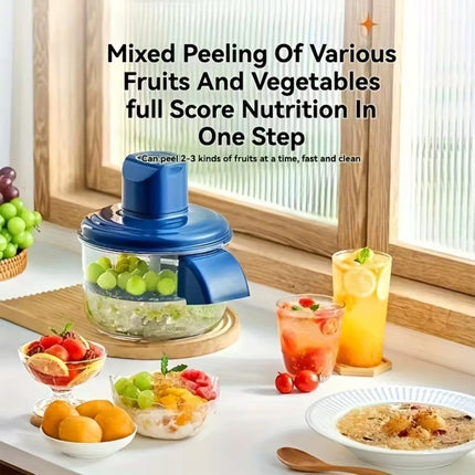 Electric Grape Peeling Machine Automatic Garlic Peeler Fruit Skin Remover Tools
